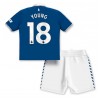 Everton Ashley Young #18 Hjemmedraktsett Barn 2023-24 Kortermet (+ korte bukser)